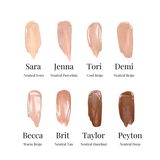 BB Cream all color swatches